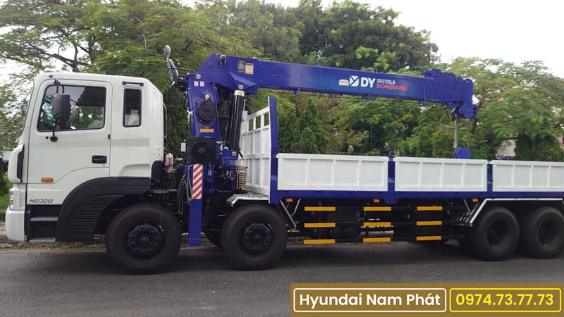 Xe Tải Hyundai HD320 Gắn Cẩu Dongyang 10 Tấn SS2725LB